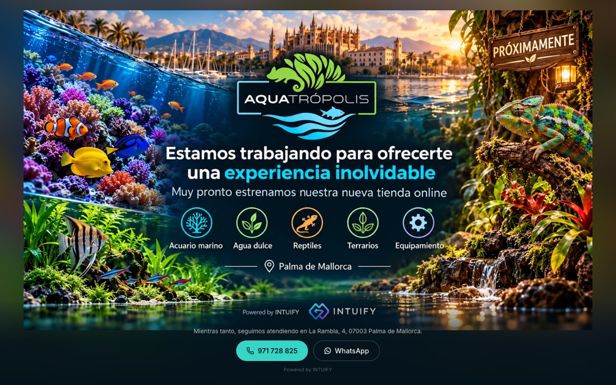 Página provisional de Aquatrópolis